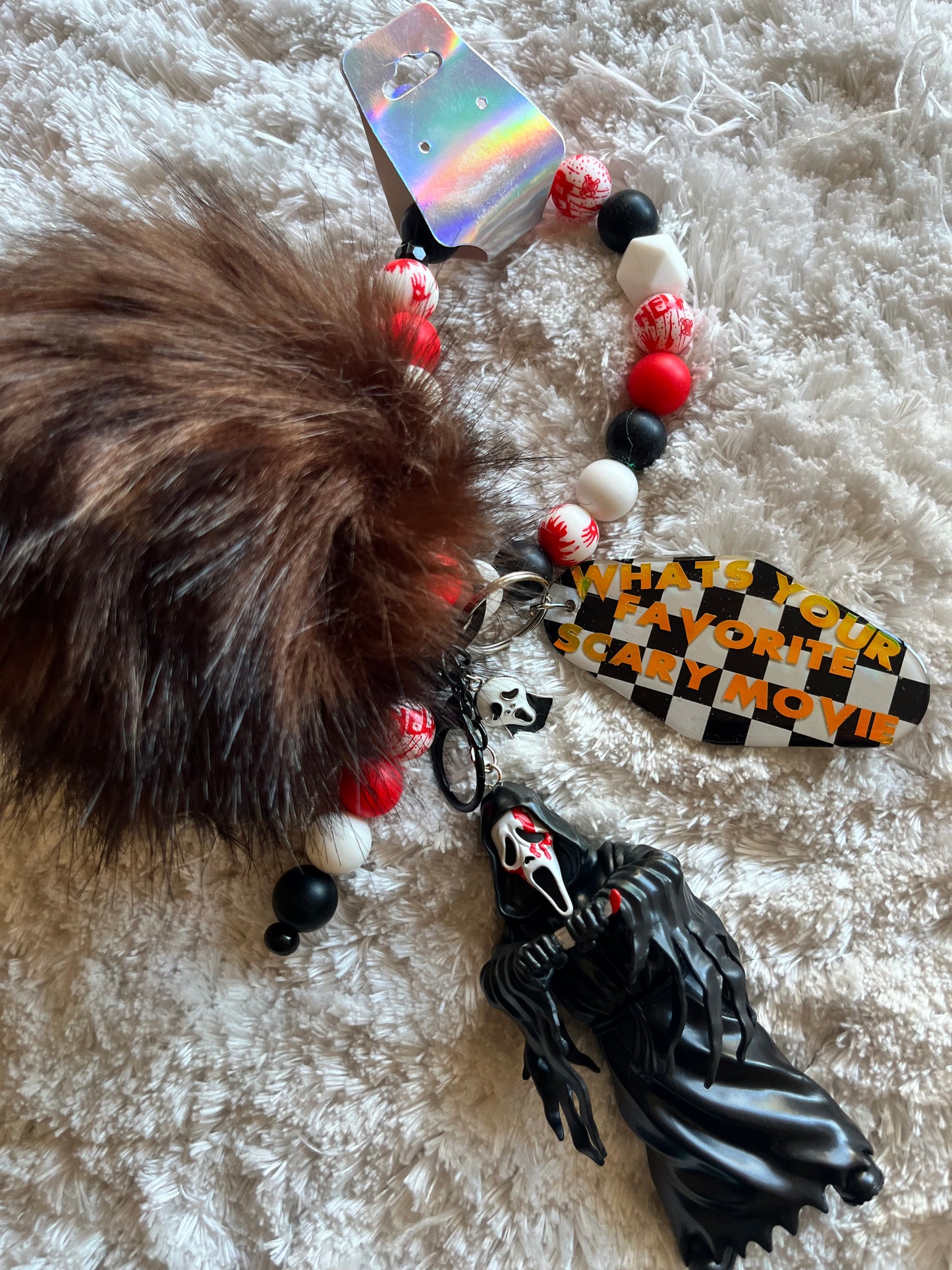 Horror Bestie XL Emotional Support Trinket 🖤 (Ghostie)