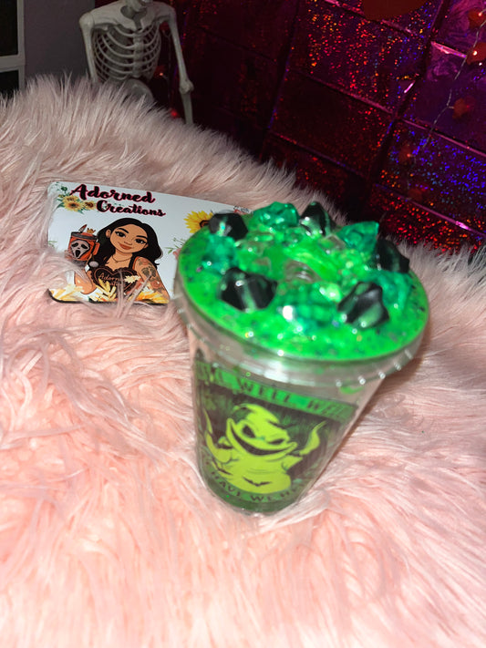 12 oz Oogie Boogie and gang slow drip tumbler!