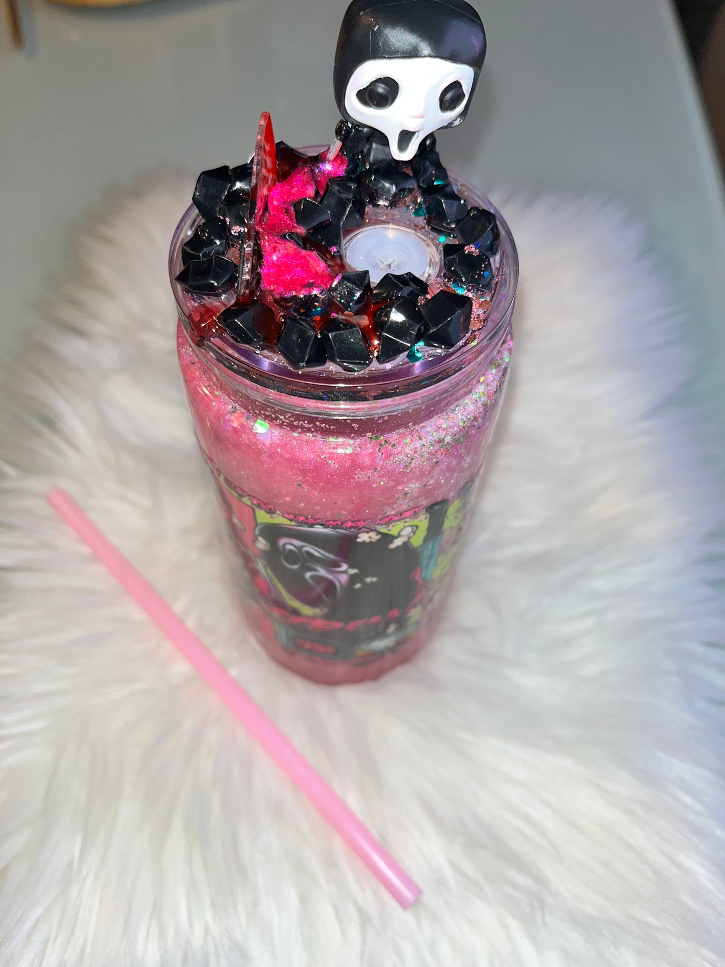 🖤🔪 Pre-Order: Ghostface Mystery Tumbler w/ Ghostface Lid