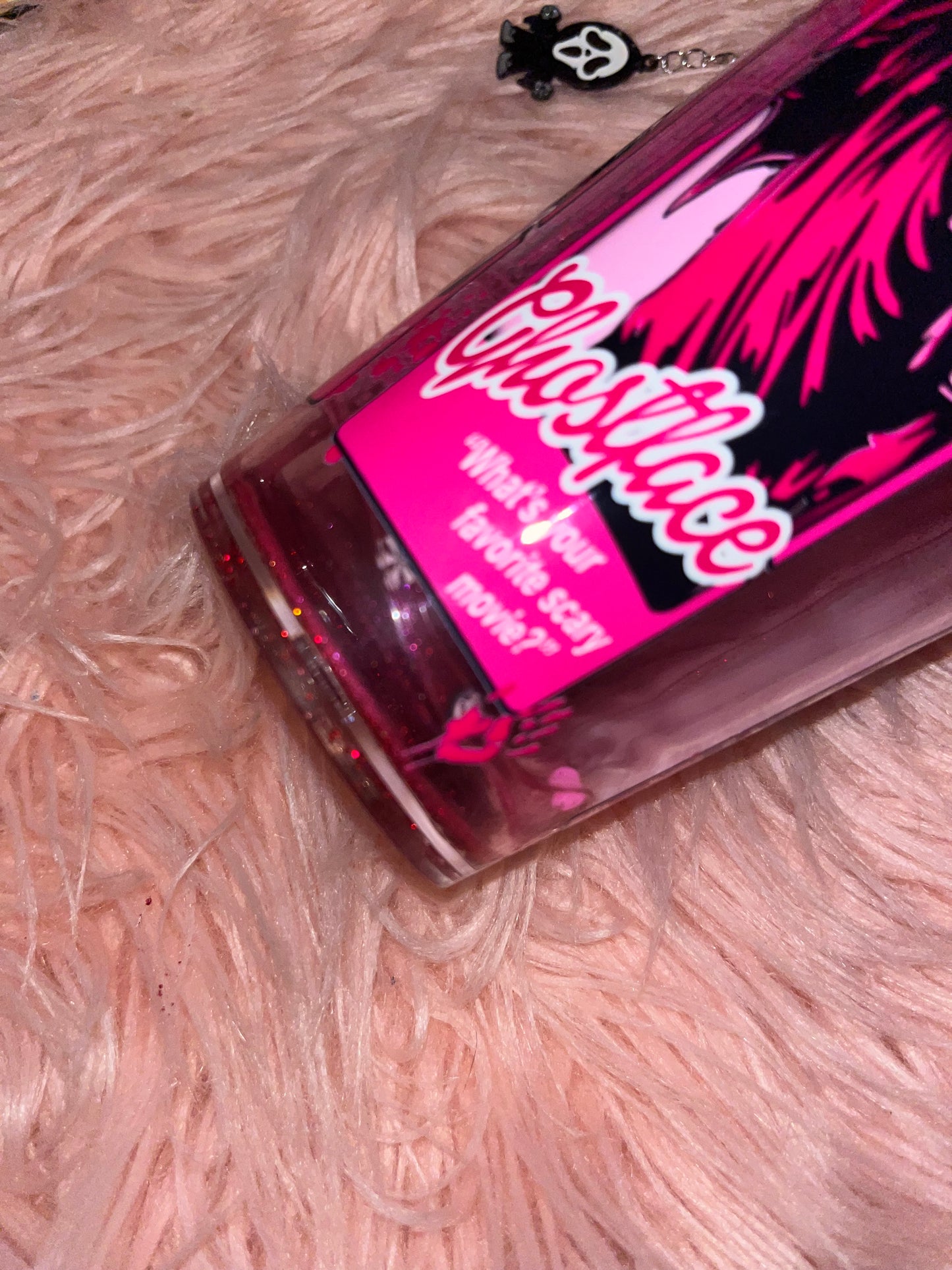 💖🔪 Pink Slasher Snowglobe Tumbler (16 oz)