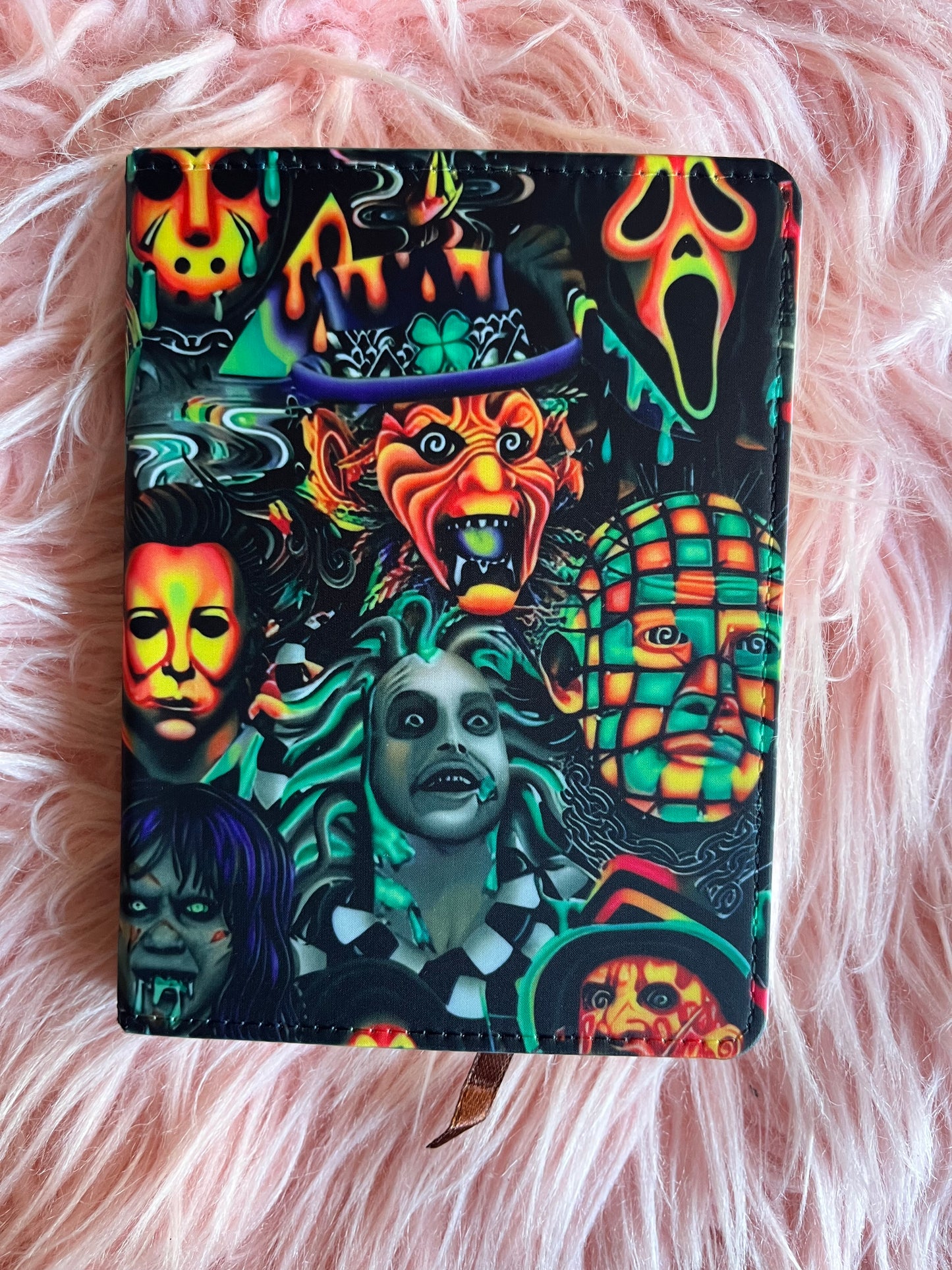 Dark Floral Skull Journal | Spooky A5 Notebook | Gothic Stationery