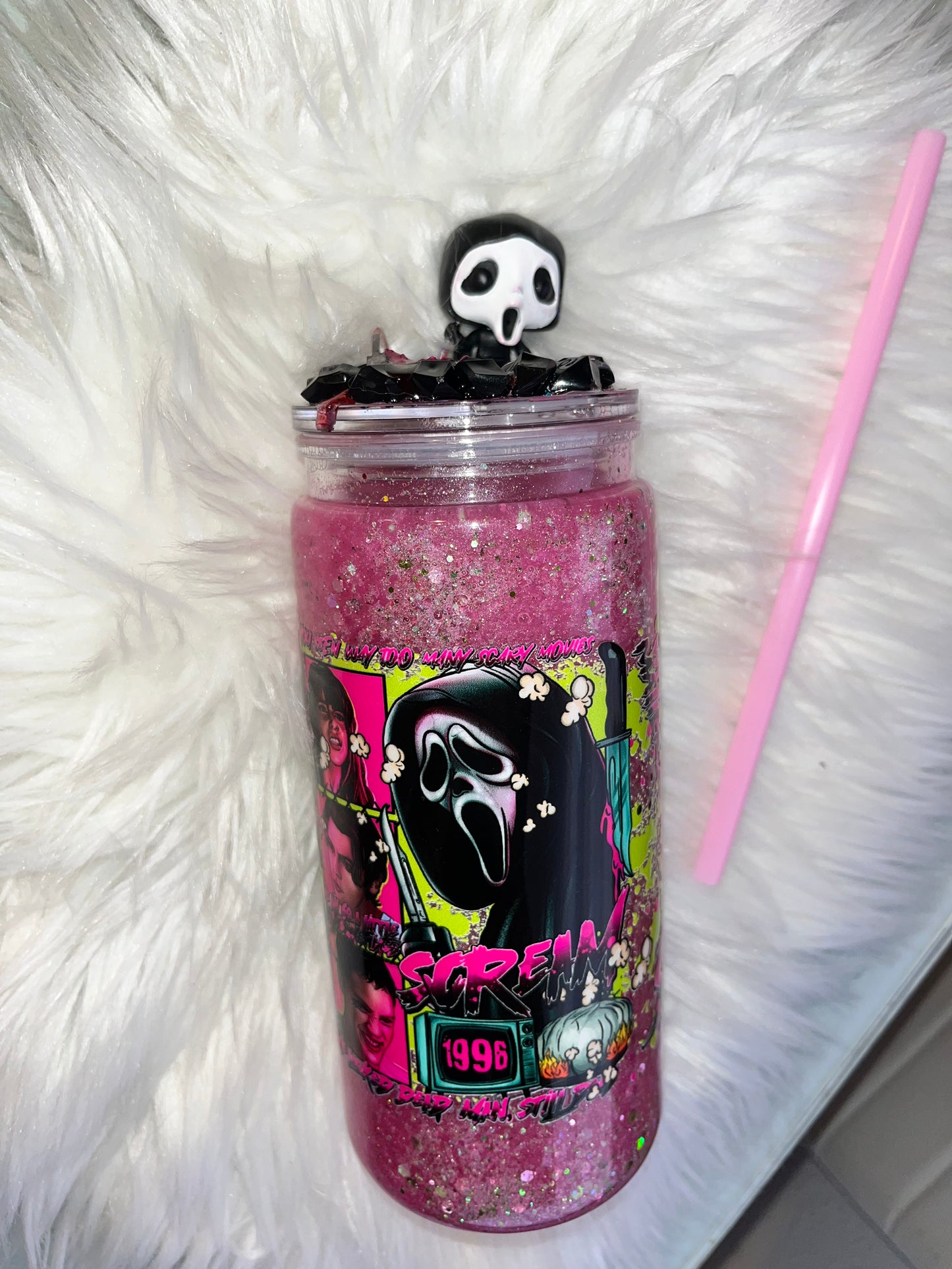 🖤🔪 Pre-Order: Ghostface Mystery Tumbler w/ Ghostface Lid