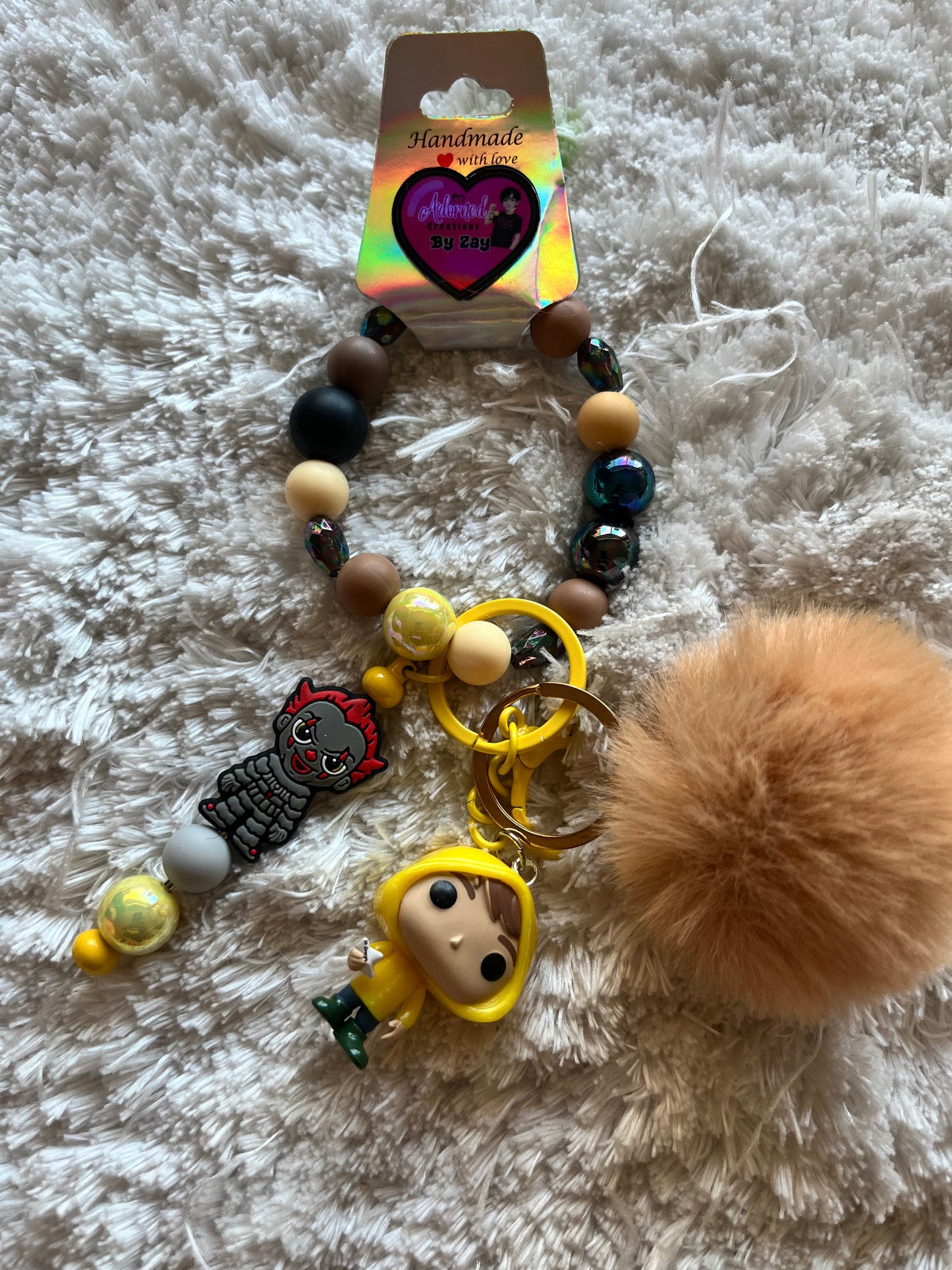 Horror Bestie MINI Emotional Support Trinket (George) 💛
