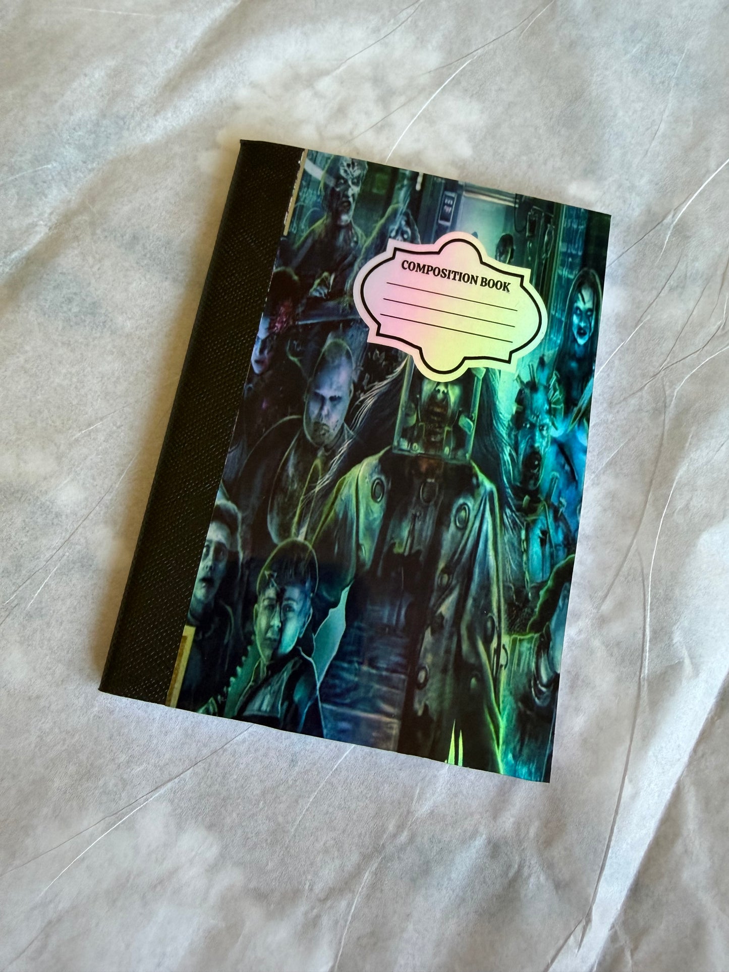 Custom horror Mini Composition books with matching pencil 🖤