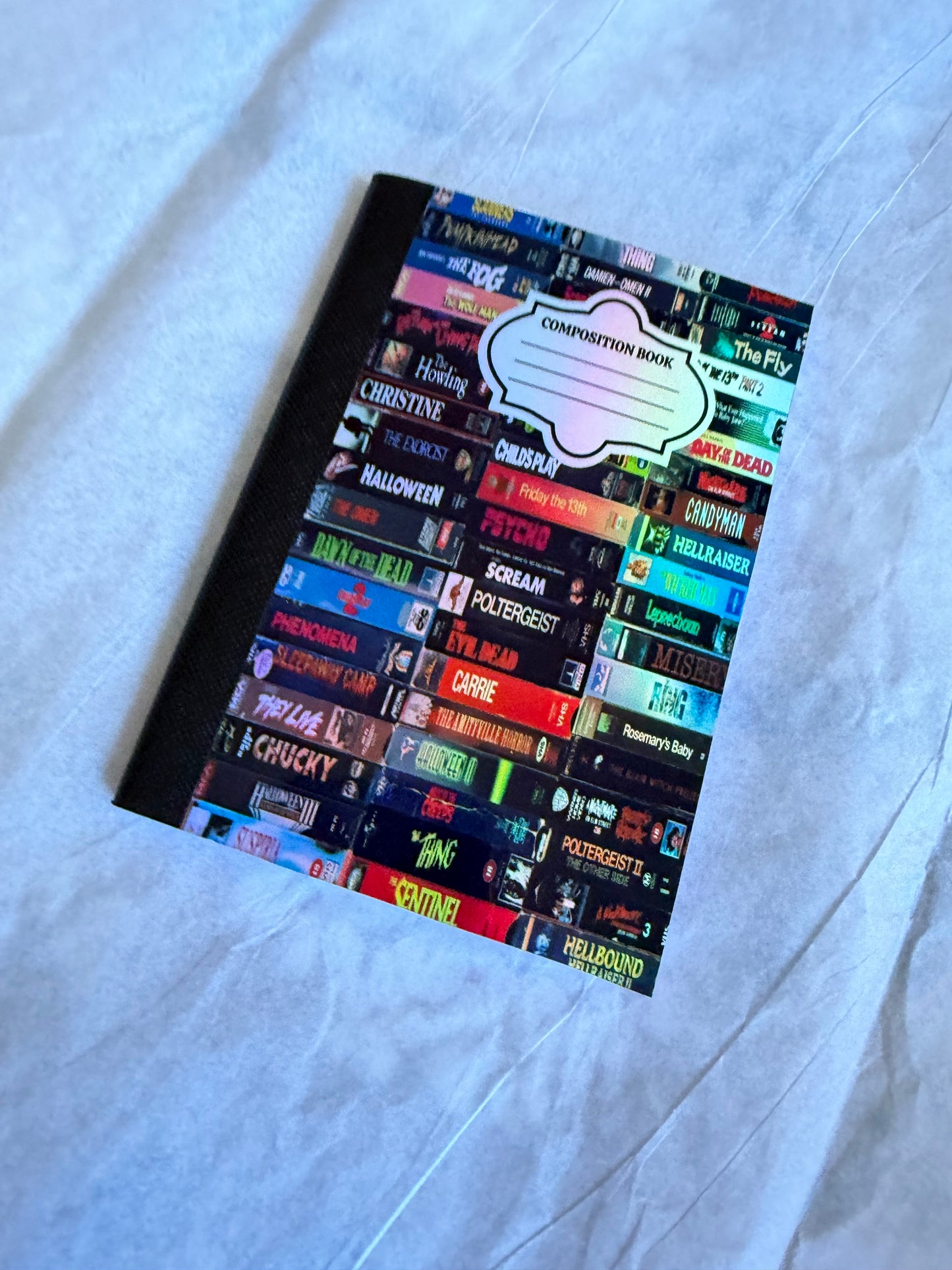Custom horror Mini Composition books with matching pencil 🖤