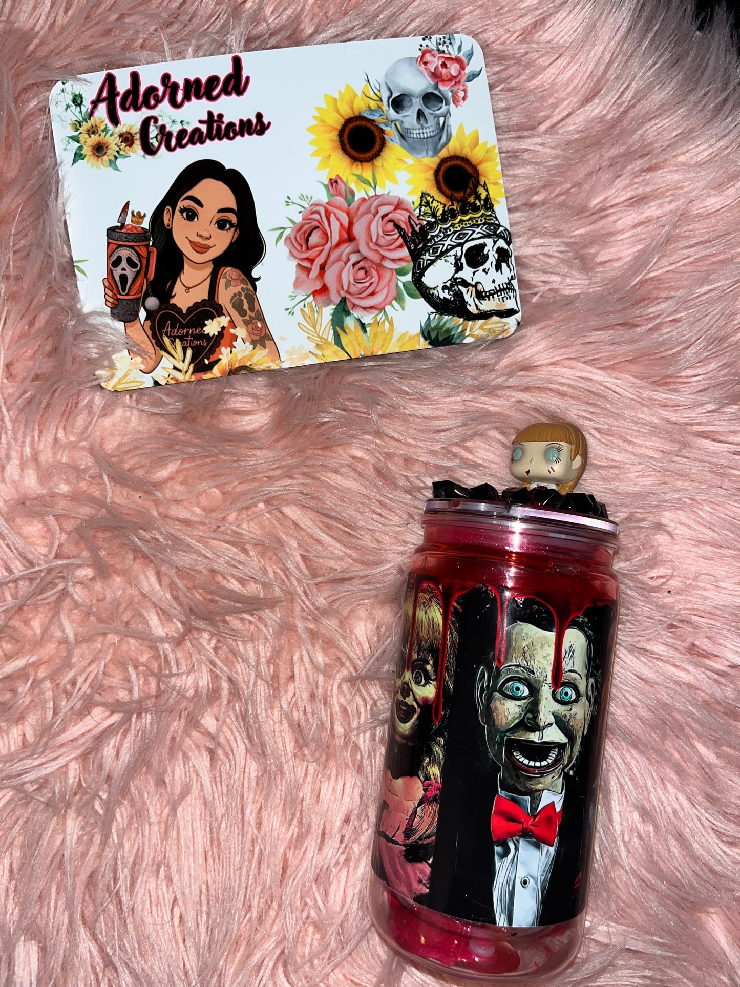 16 oz Annabelle blood drip tumbler! ❤️🩸