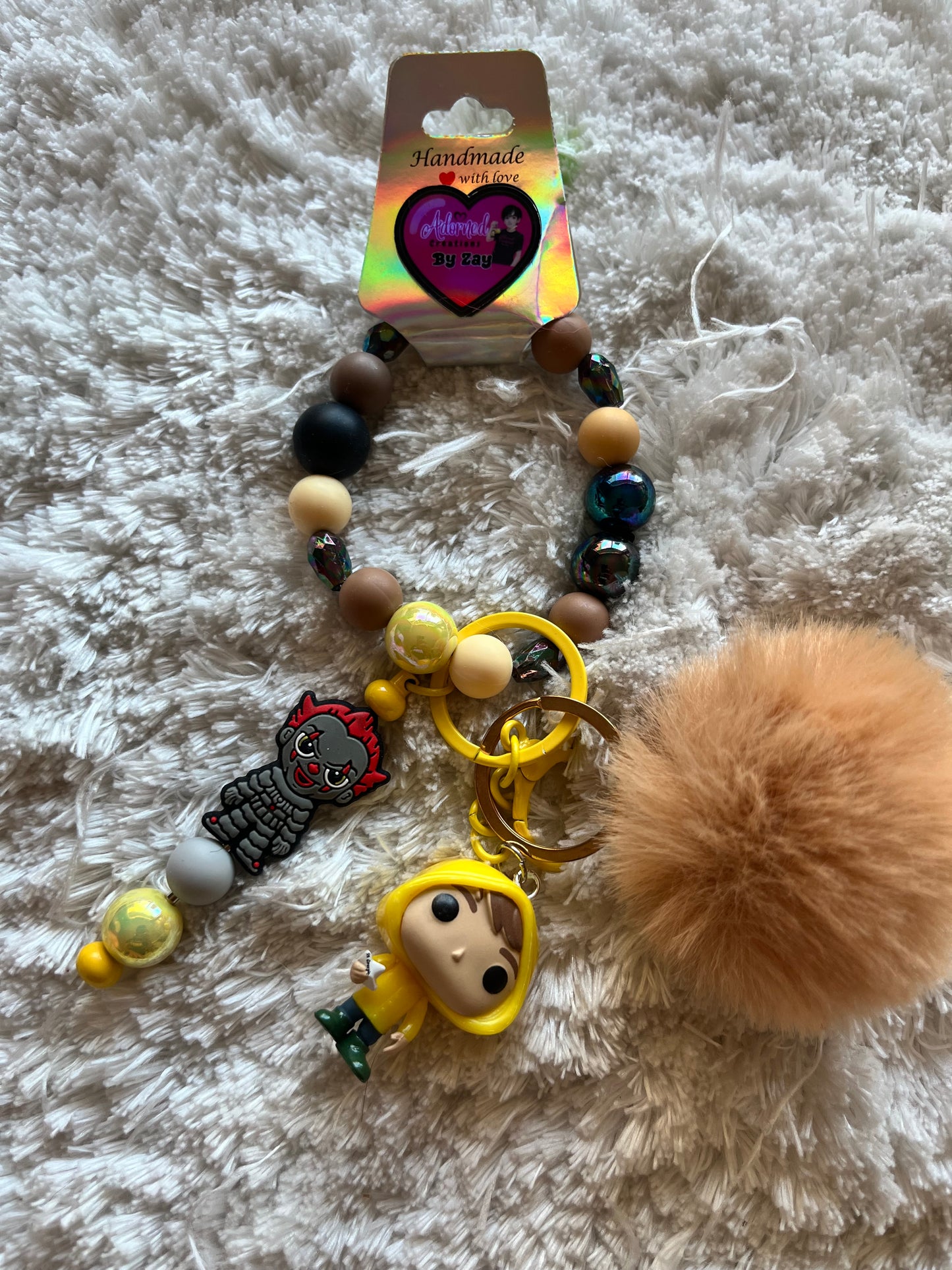 Horror Bestie MINI Emotional Support Trinket (George) 💛