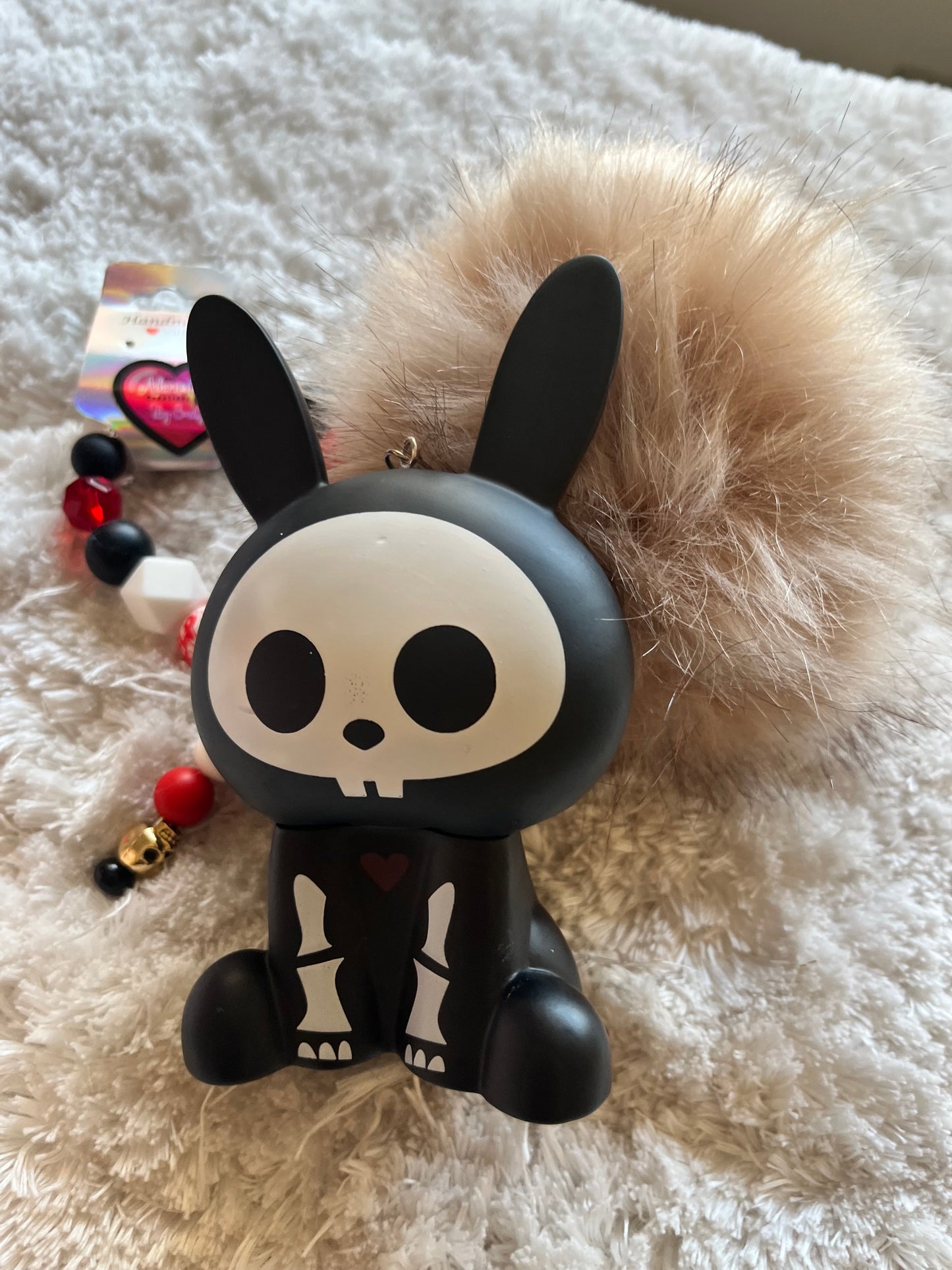 Horror Bestie XL Emotional Support Trinket (Skele-Bunny) 🖤