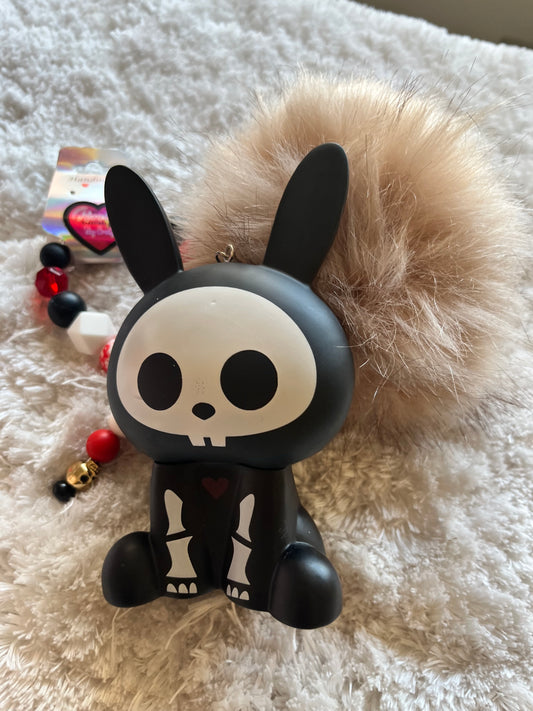 Horror Bestie XL Emotional Support Trinket (Skele-Bunny) 🖤