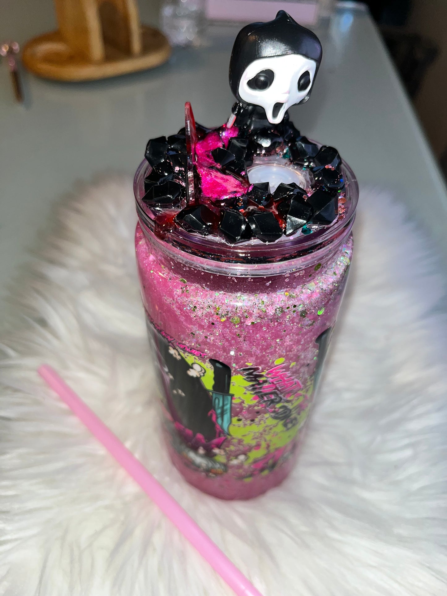 🖤🔪 Pre-Order: Ghostface Mystery Tumbler w/ Ghostface Lid