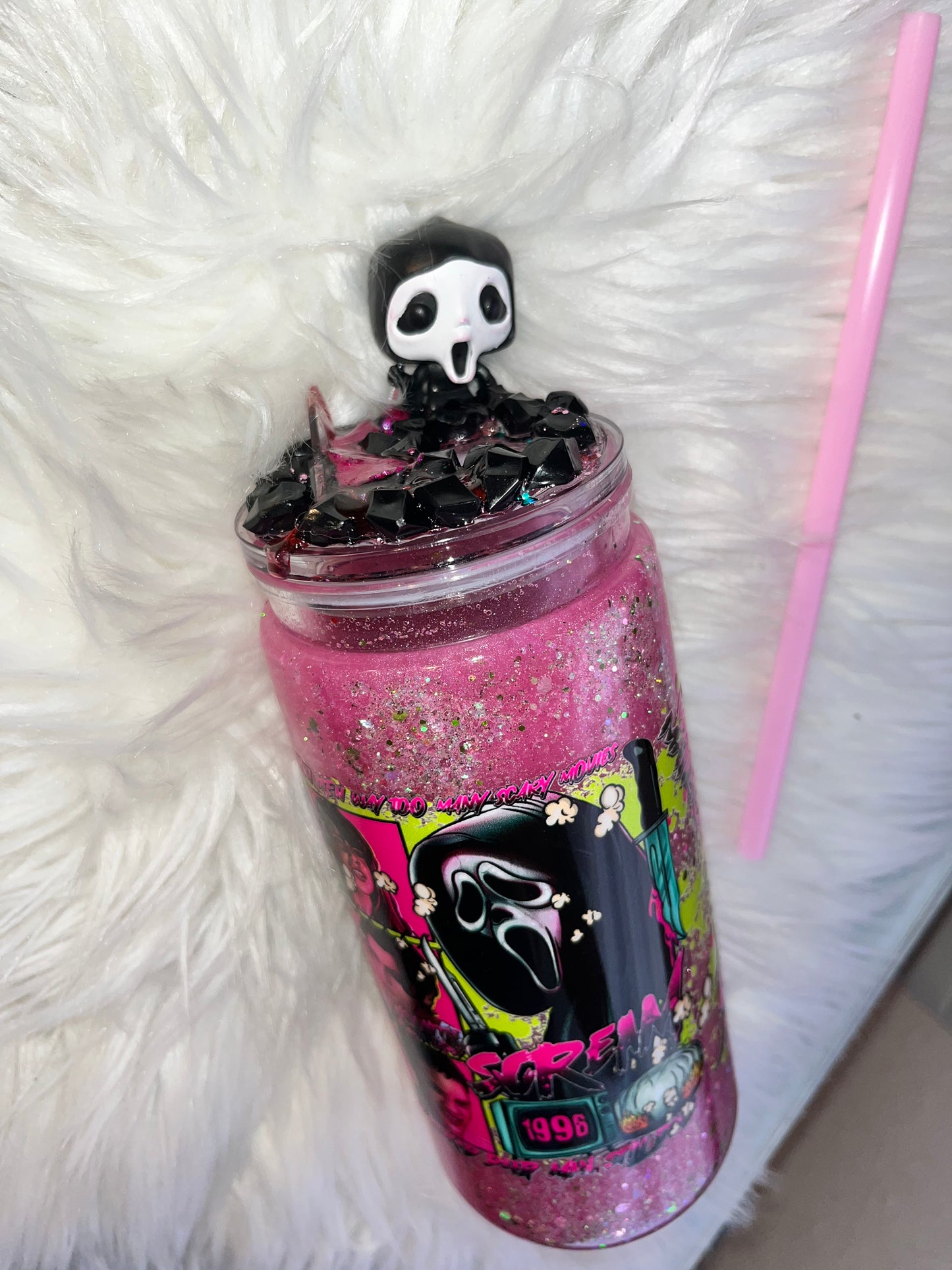 🖤🔪 Pre-Order: Ghostface Mystery Tumbler w/ Ghostface Lid