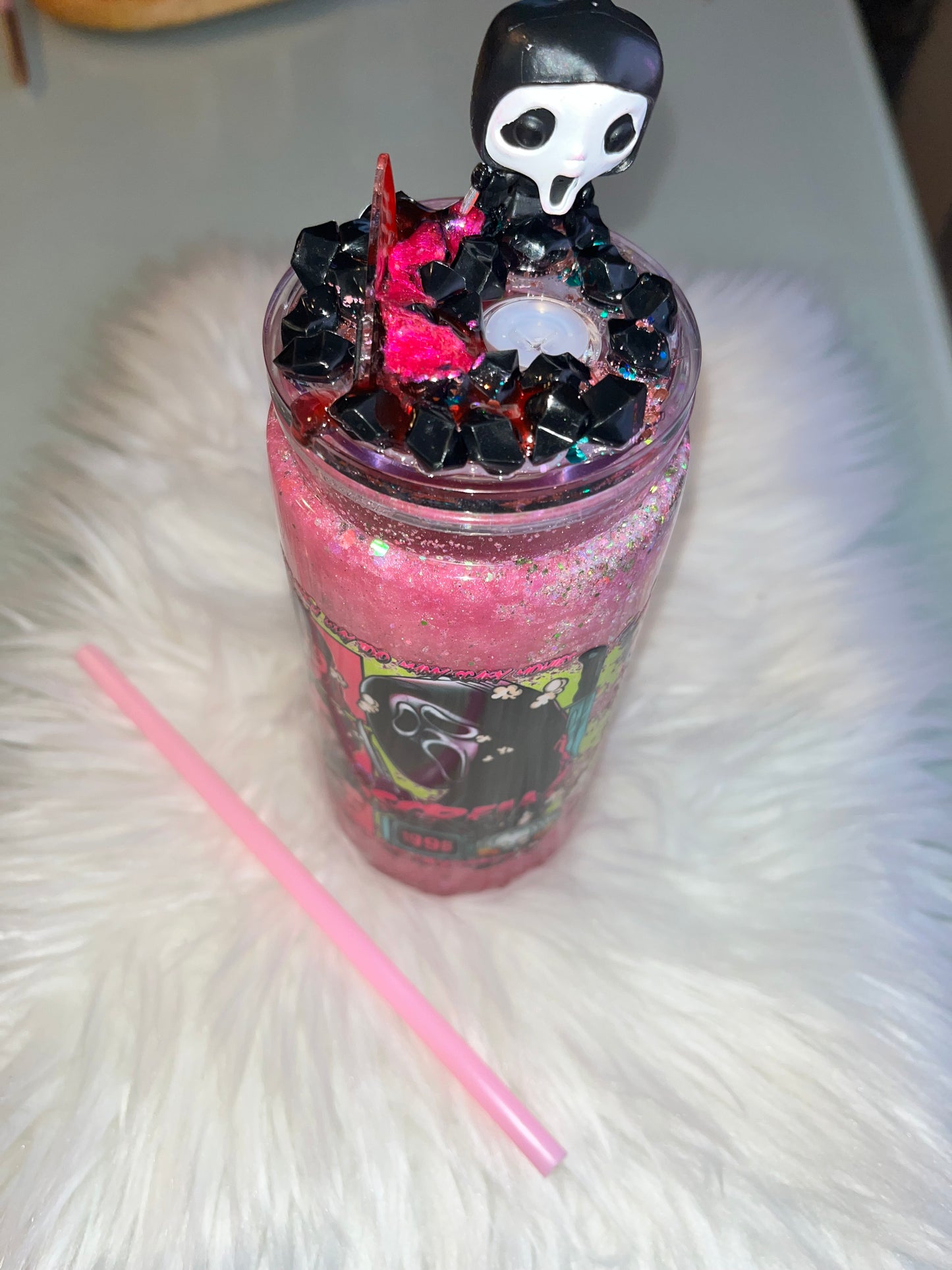 🖤🔪 Pre-Order: Ghostface Mystery Tumbler w/ Ghostface Lid