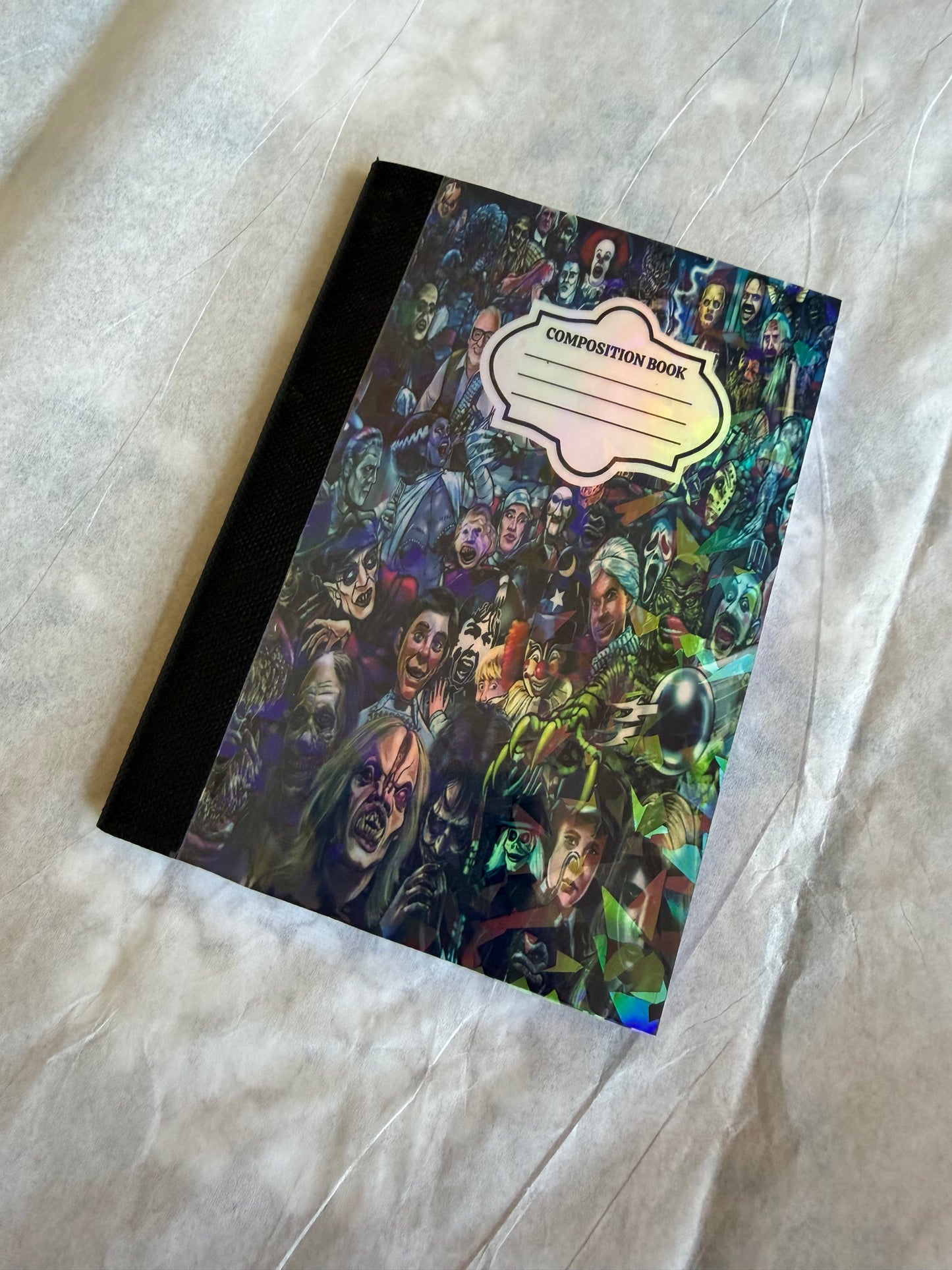 Custom horror Mini Composition books with matching pencil 🖤