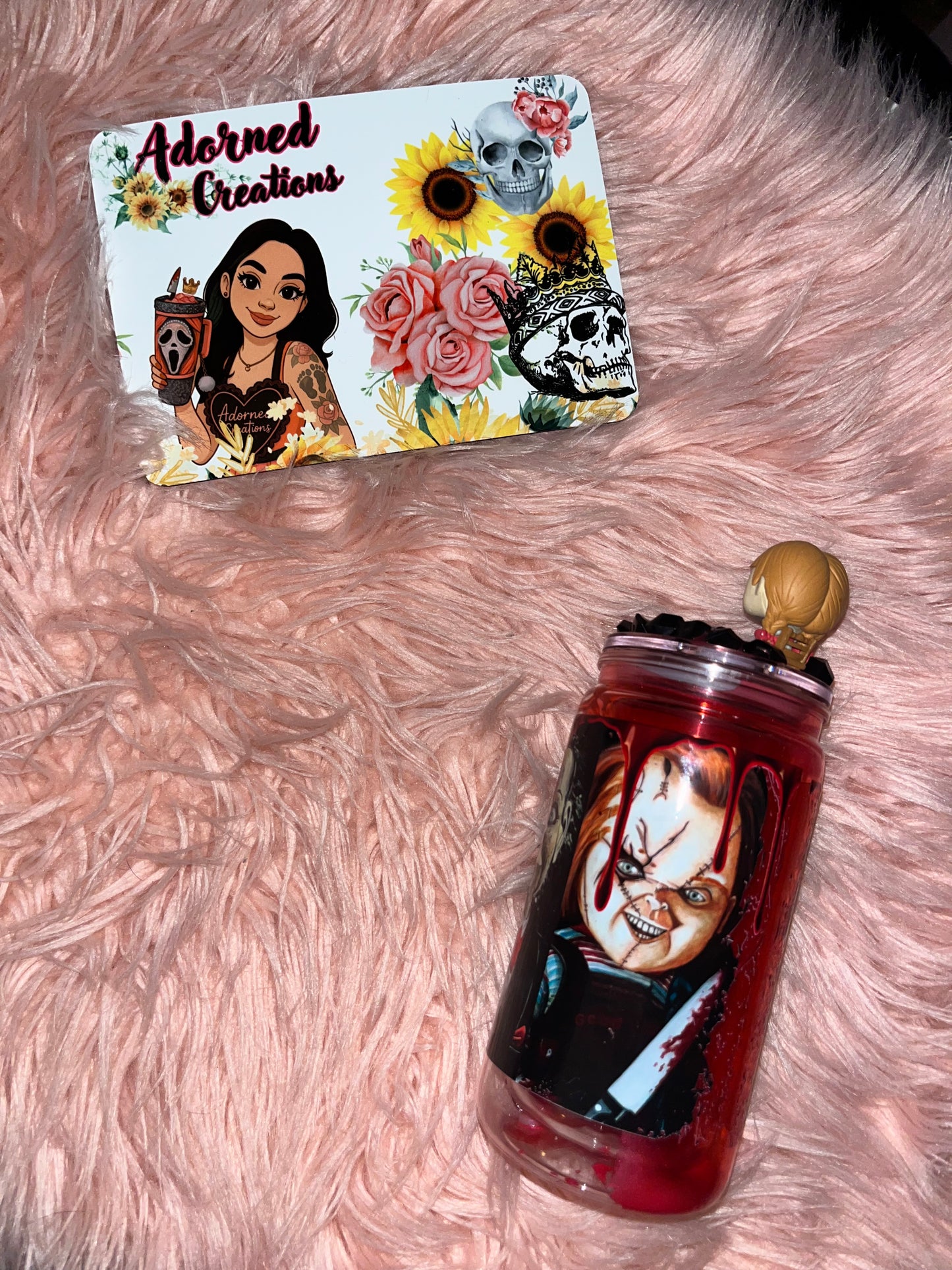 16 oz Annabelle blood drip tumbler! ❤️🩸