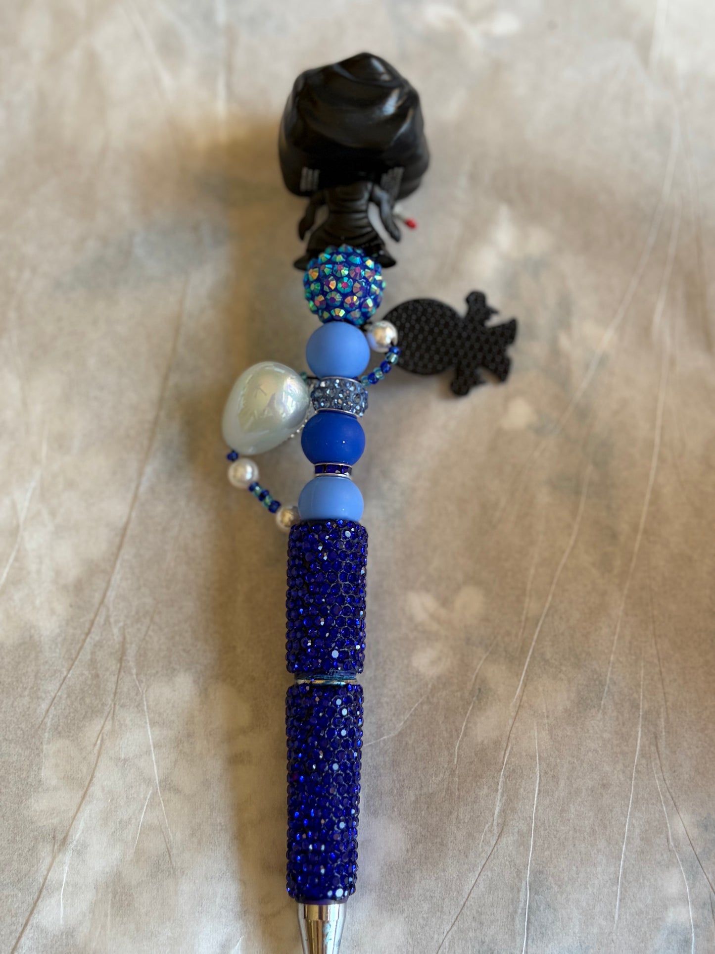Ghostie Custom Rhinestone embellished luxury pen 🖤