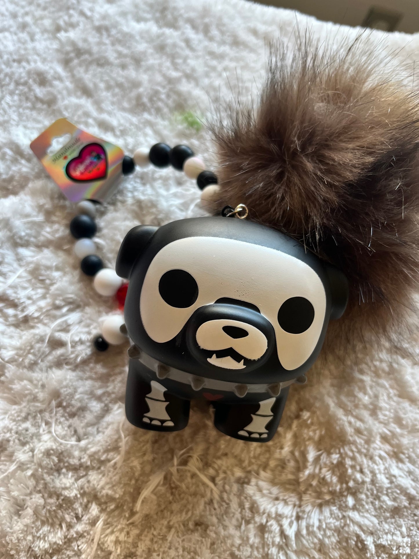 Horror Bestie XL Emotional Support Trinket (Skele-dog) 🖤