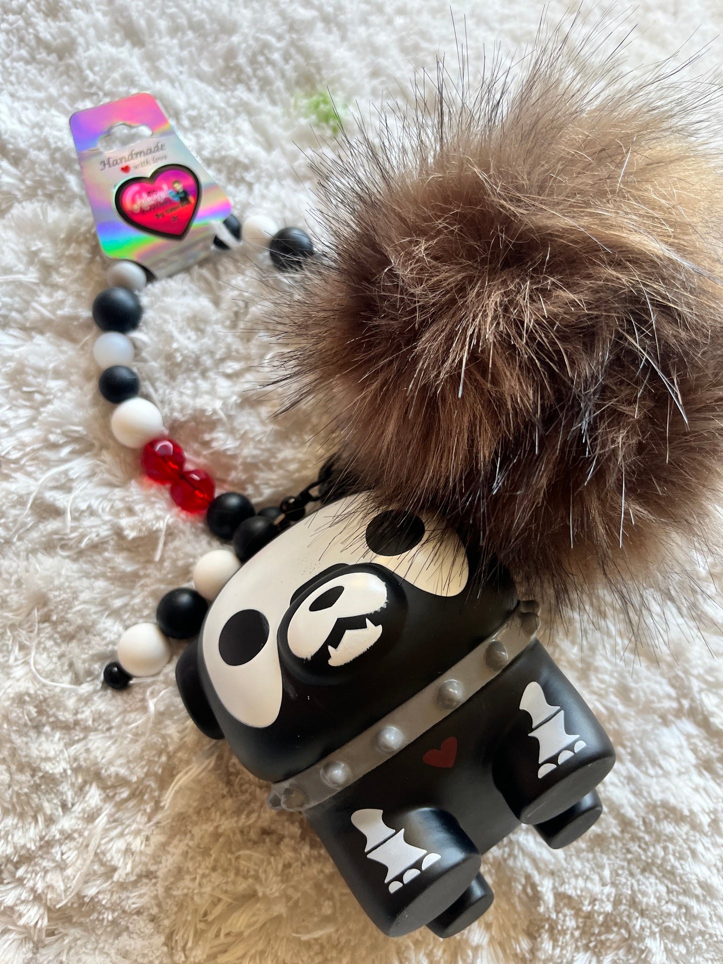 Horror Bestie XL Emotional Support Trinket (Skele-dog) 🖤