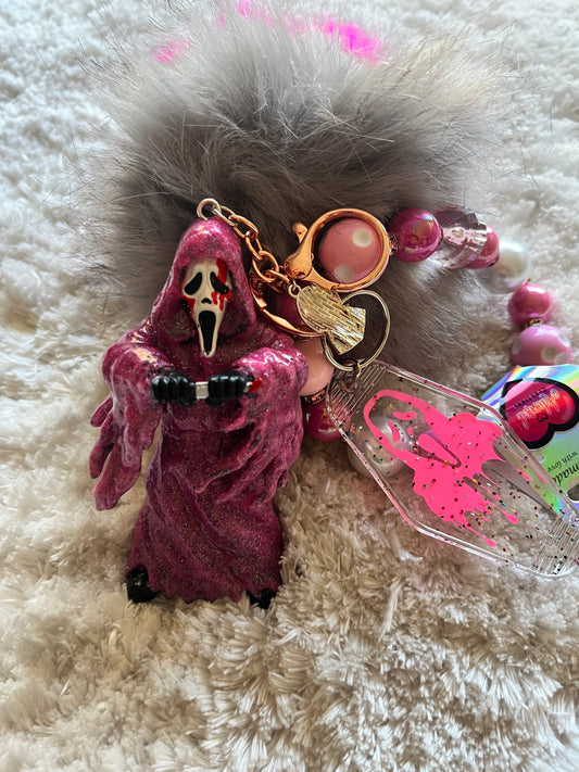 Horror Bestie XL Emotional Support Trinket (Custom Pink Ghostie) 💗