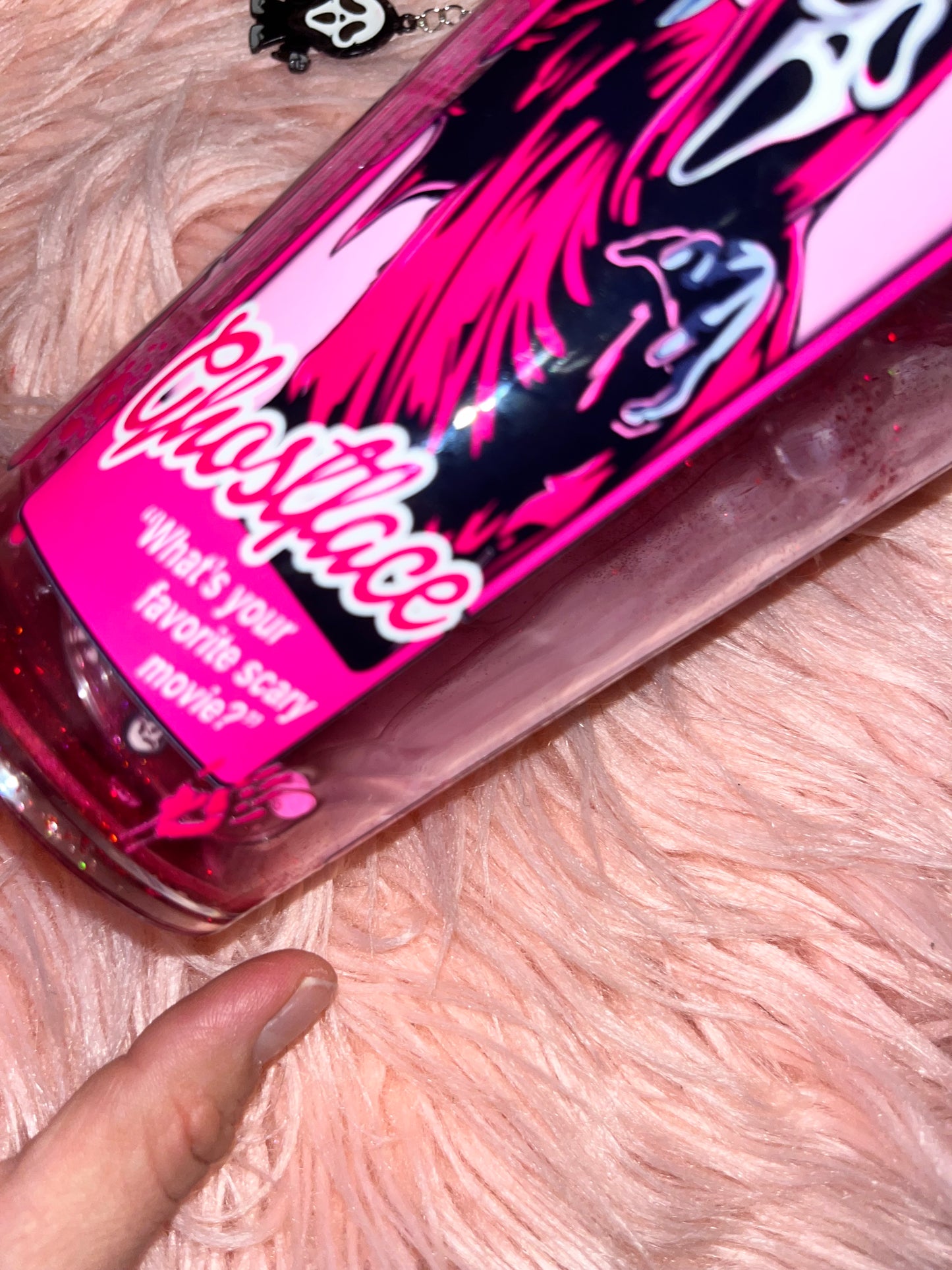 💖🔪 Pink Slasher Snowglobe Tumbler (16 oz)