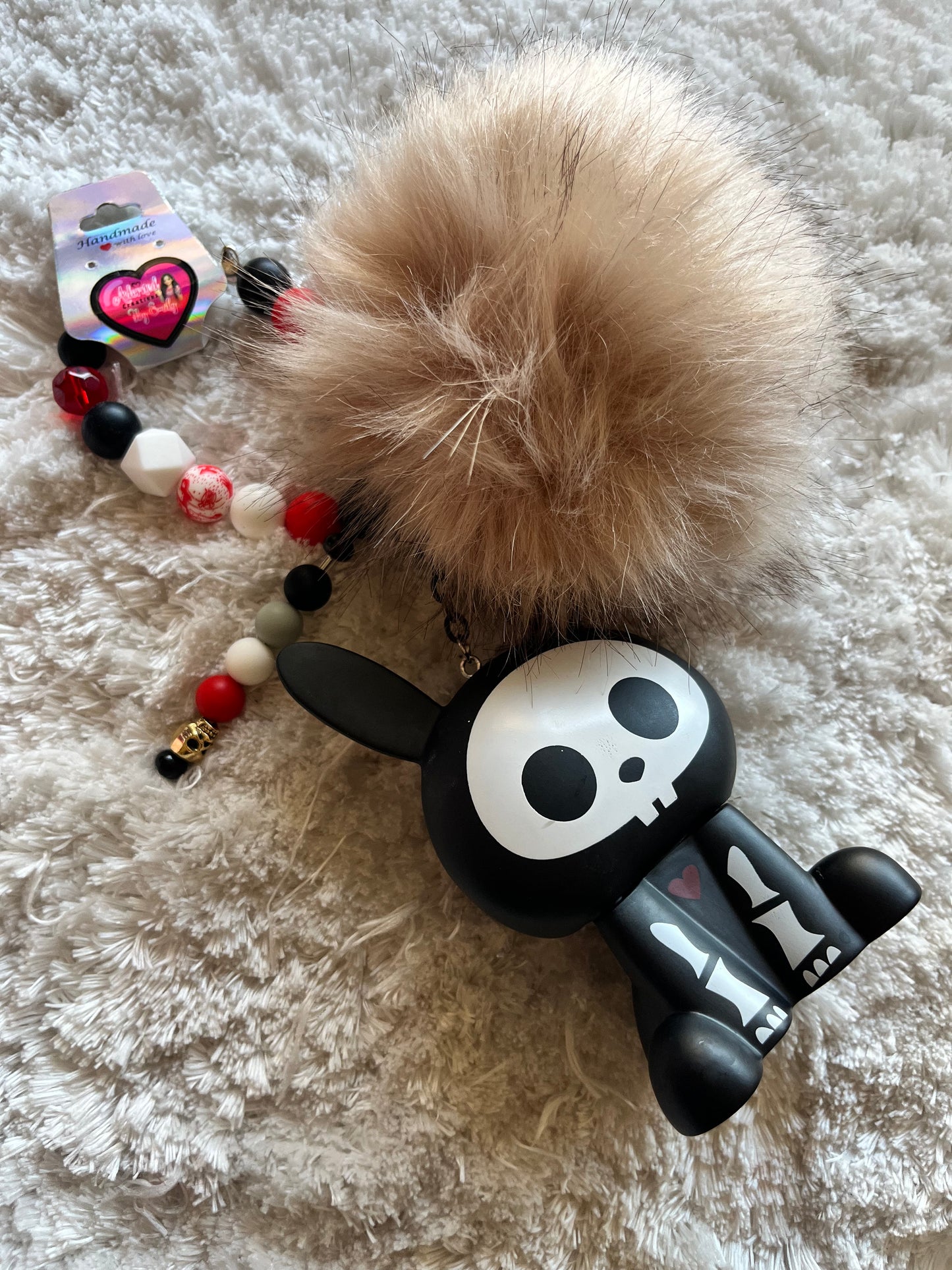 Horror Bestie XL Emotional Support Trinket (Skele-Bunny) 🖤