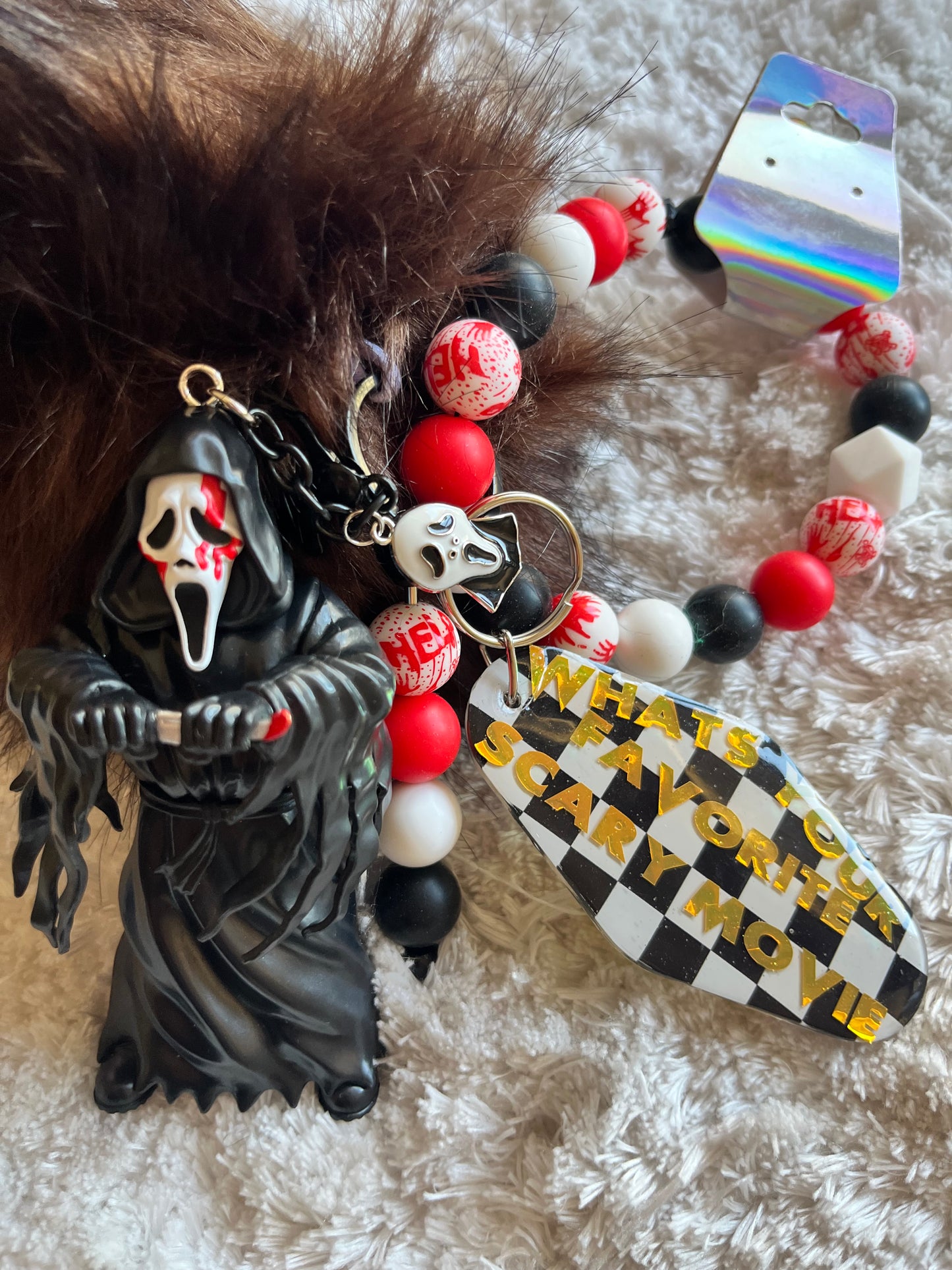 Horror Bestie XL Emotional Support Trinket 🖤 (Ghostie)