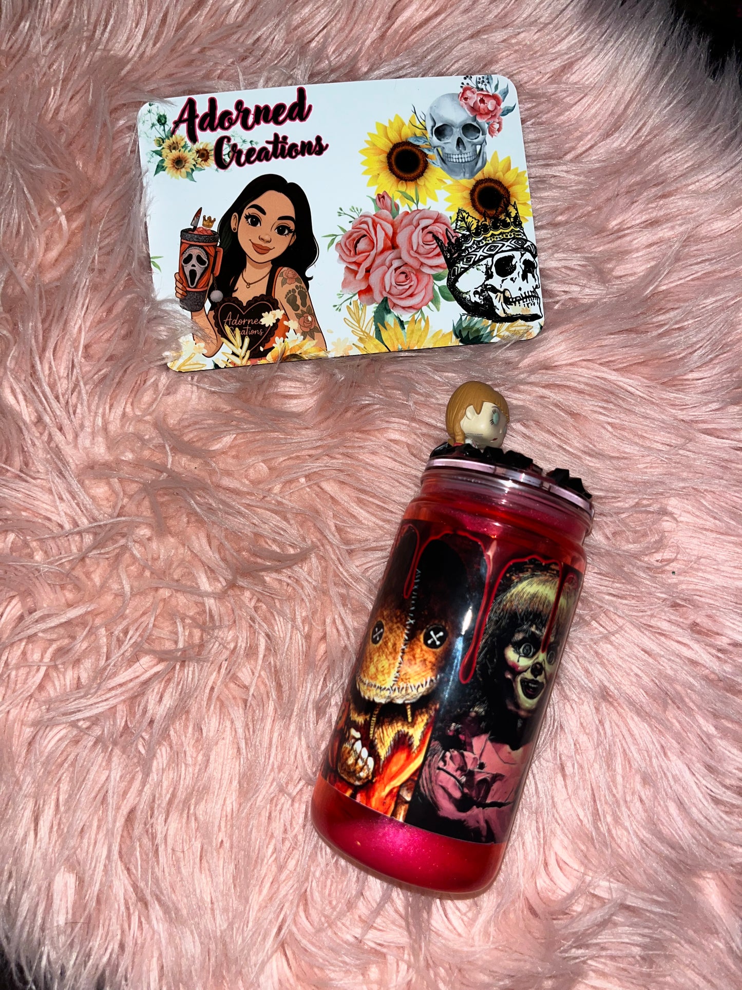 16 oz Annabelle blood drip tumbler! ❤️🩸